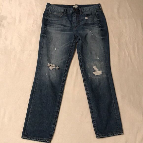 J Crew Distressed Jeans - Size 27 - Picture 2 of 8